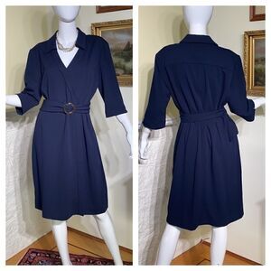 Tahari Arthur S. Levine Belted Dress